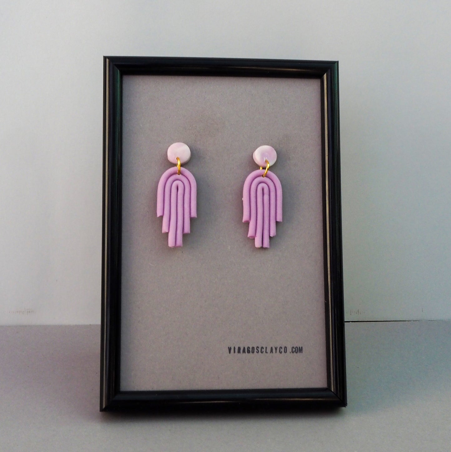 Pendientes lilac