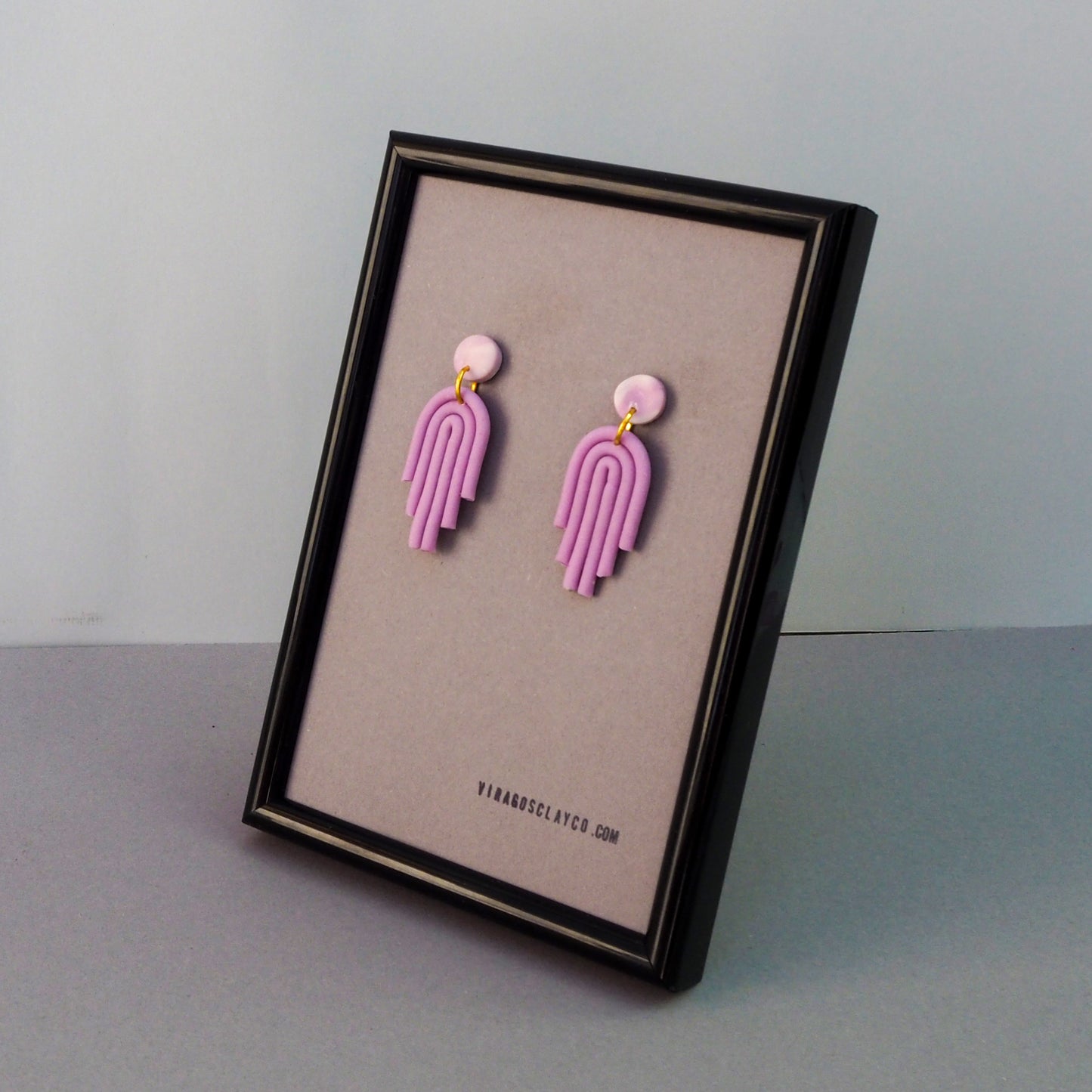 Pendientes lilac