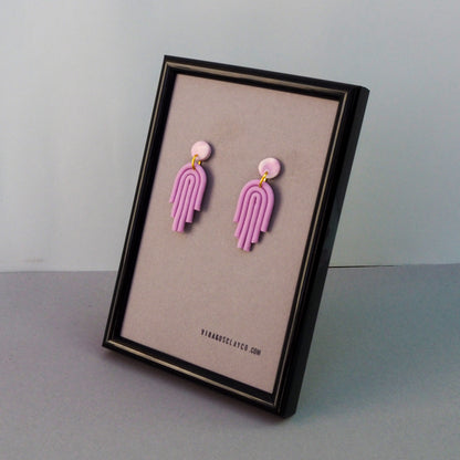 Pendientes lilac